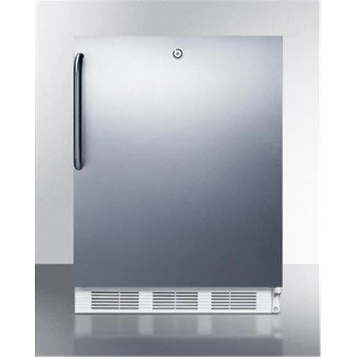 24 in. Wide Built-in Manual Defrost All Freezer with Lock, Stainless Steel Z863
