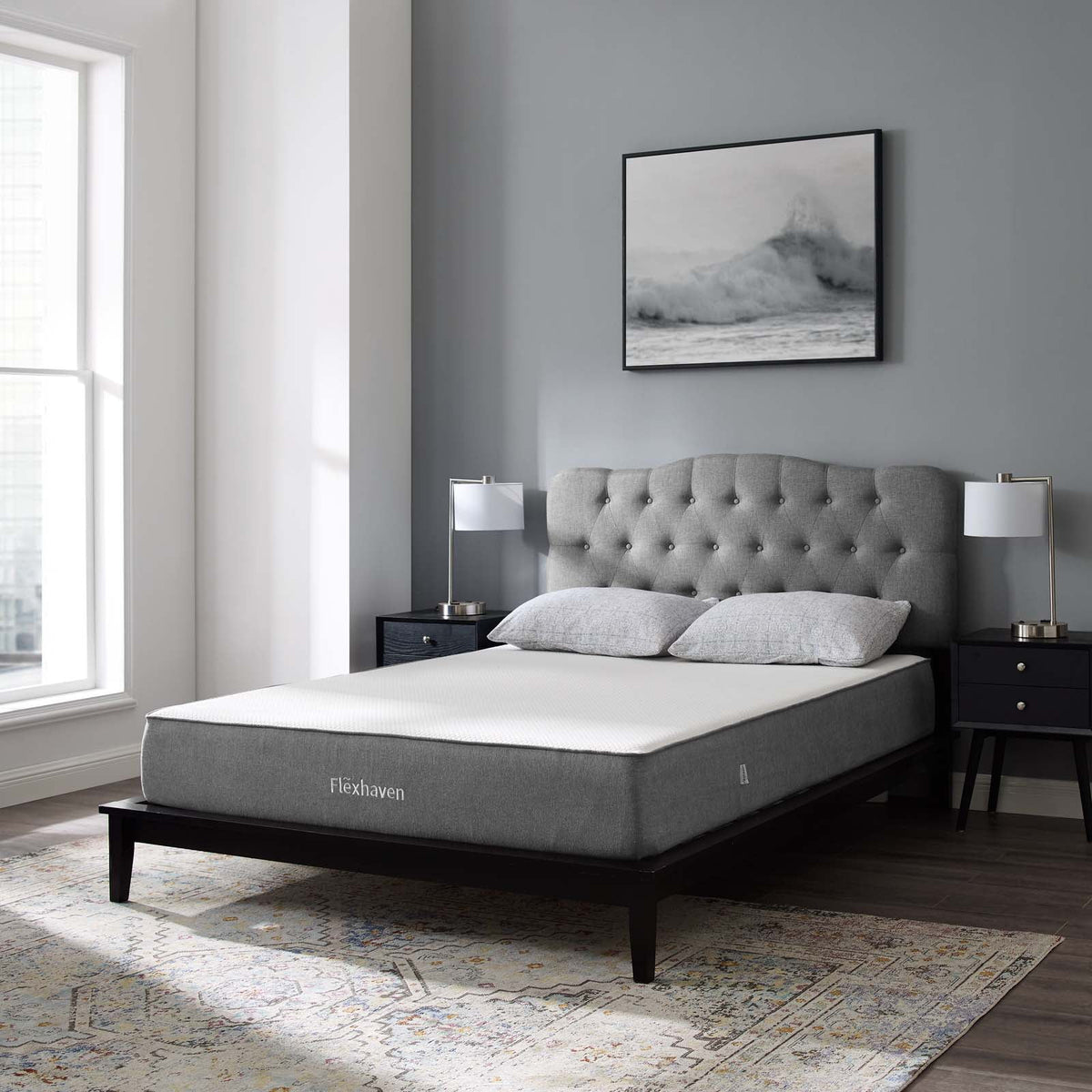 Memory Foam Queen Mattress in White Q280