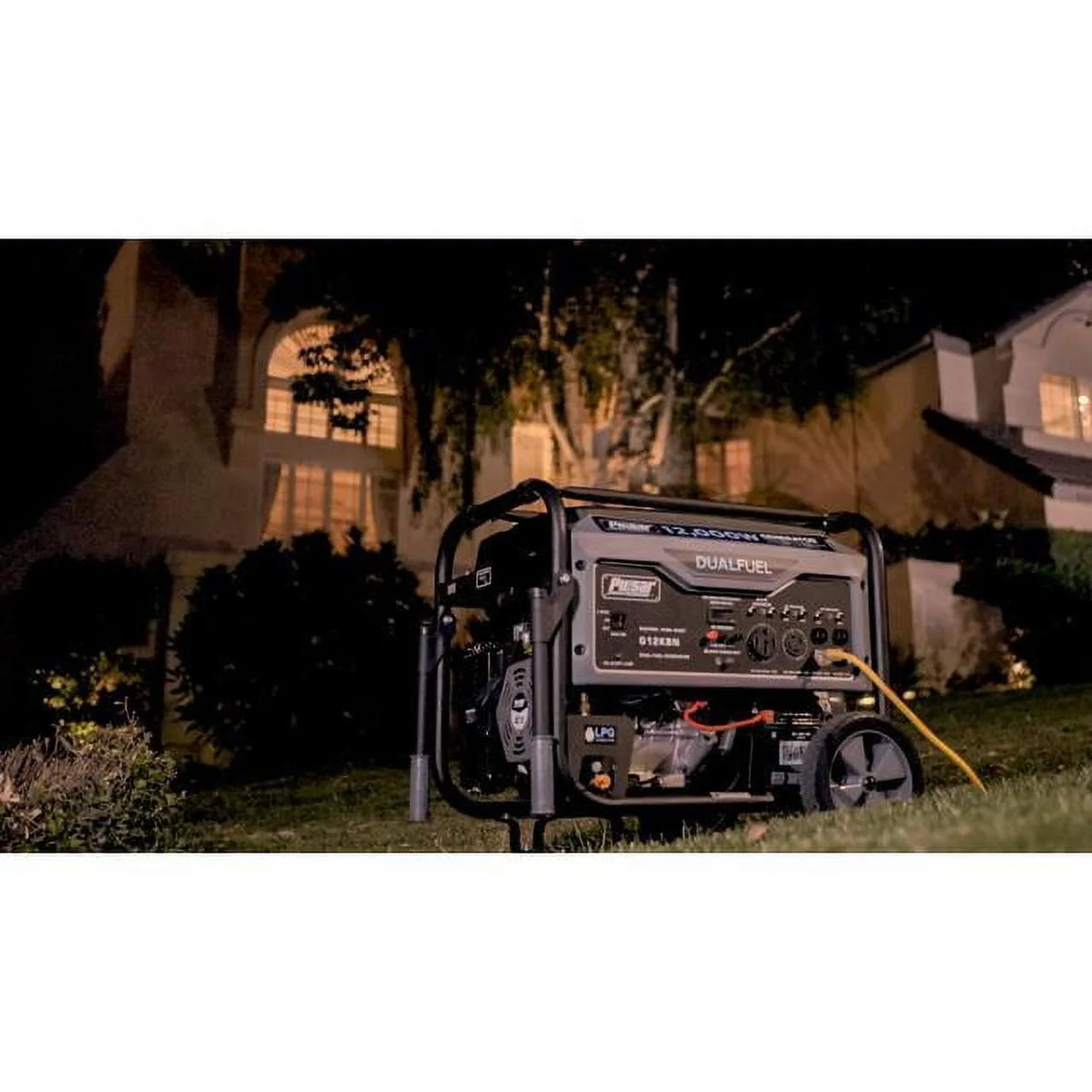 12,000W Dual Fuel Portable Generator with Electric Start D37751
