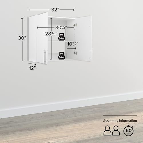 Black Stackable Wall Cabinet F304