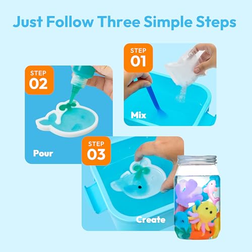 Glow-in-The-Dark Water Gel Kit with 10 Gels and 12 Molds R735356