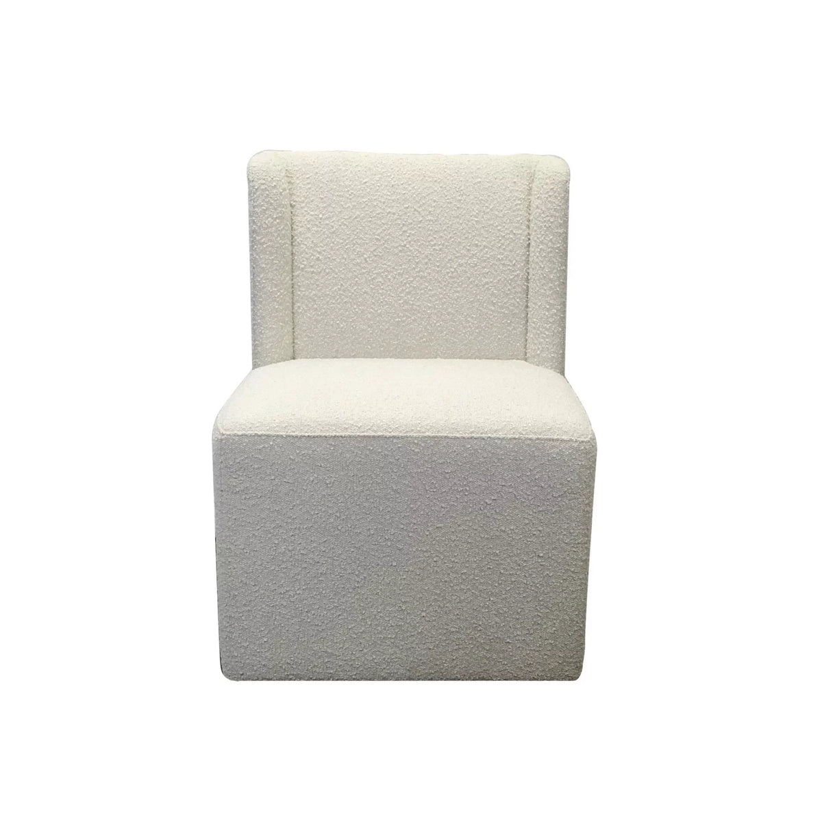 White Set of 2 Swivel Dining Chairs E1851