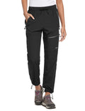 Black Quick Dry Water Resistant Cargo Pants W451
