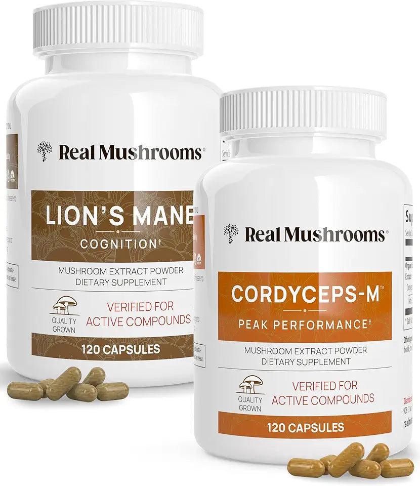 Lions Mane and Cordyceps Capsules Bundle B2021
