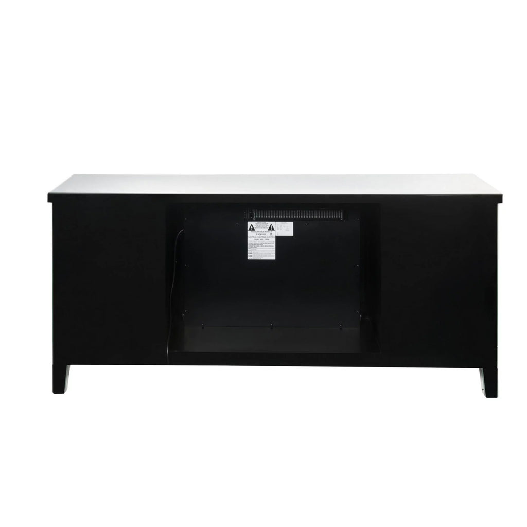 Electric Fireplace TV Stand with Mirror Panel V7638