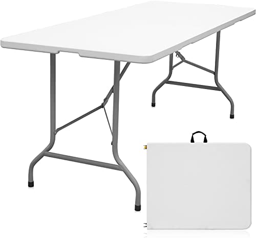 6ft Heavy Duty Plastic Folding Table I628
