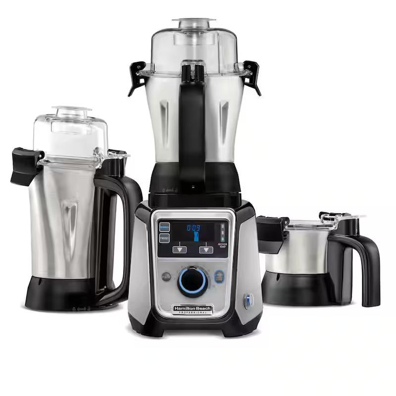 13-Speed Stainless Steel Countertop Blender with 3 Jars O150911