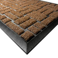 Yellow 36x17 Inches Non-Slip Low-Profile Front Door Mat L95513