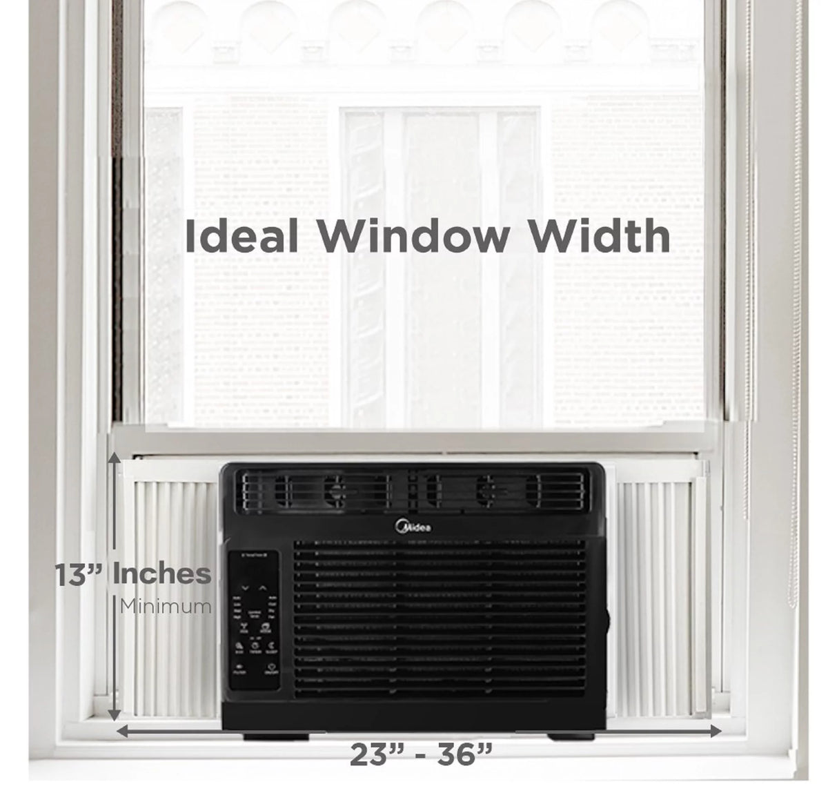 6,000 BTU 115V White Window Air Conditioner N381253