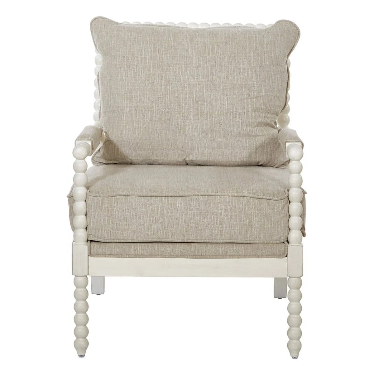 Linen White Fabric Chair N510446