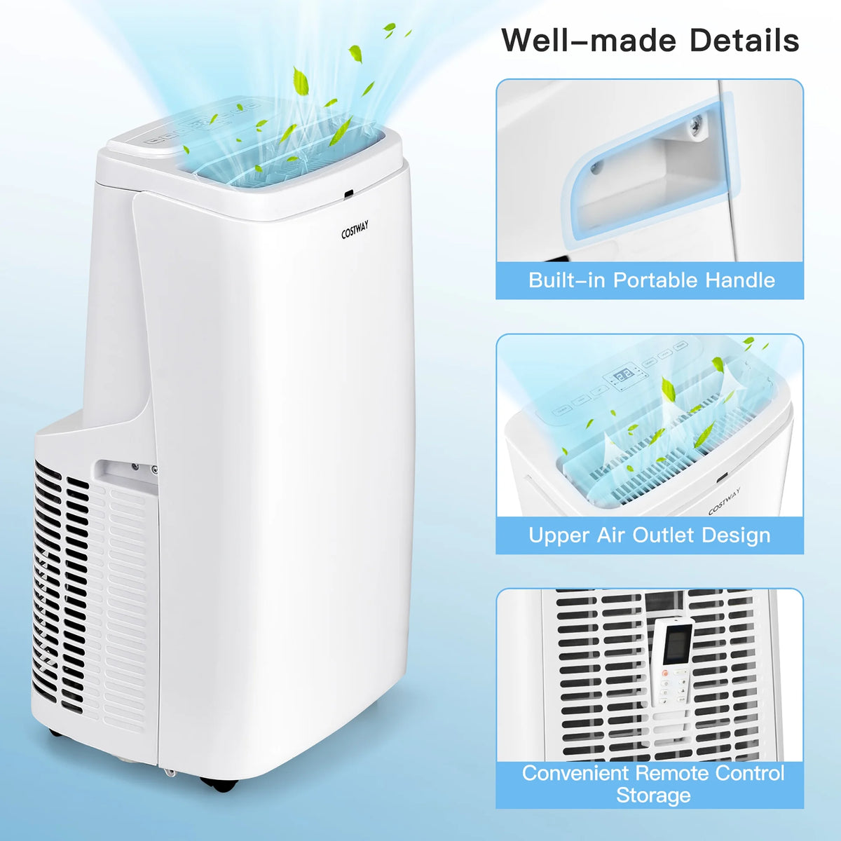 8150 BTU Portable Air Conditioner 3-in-1 K705