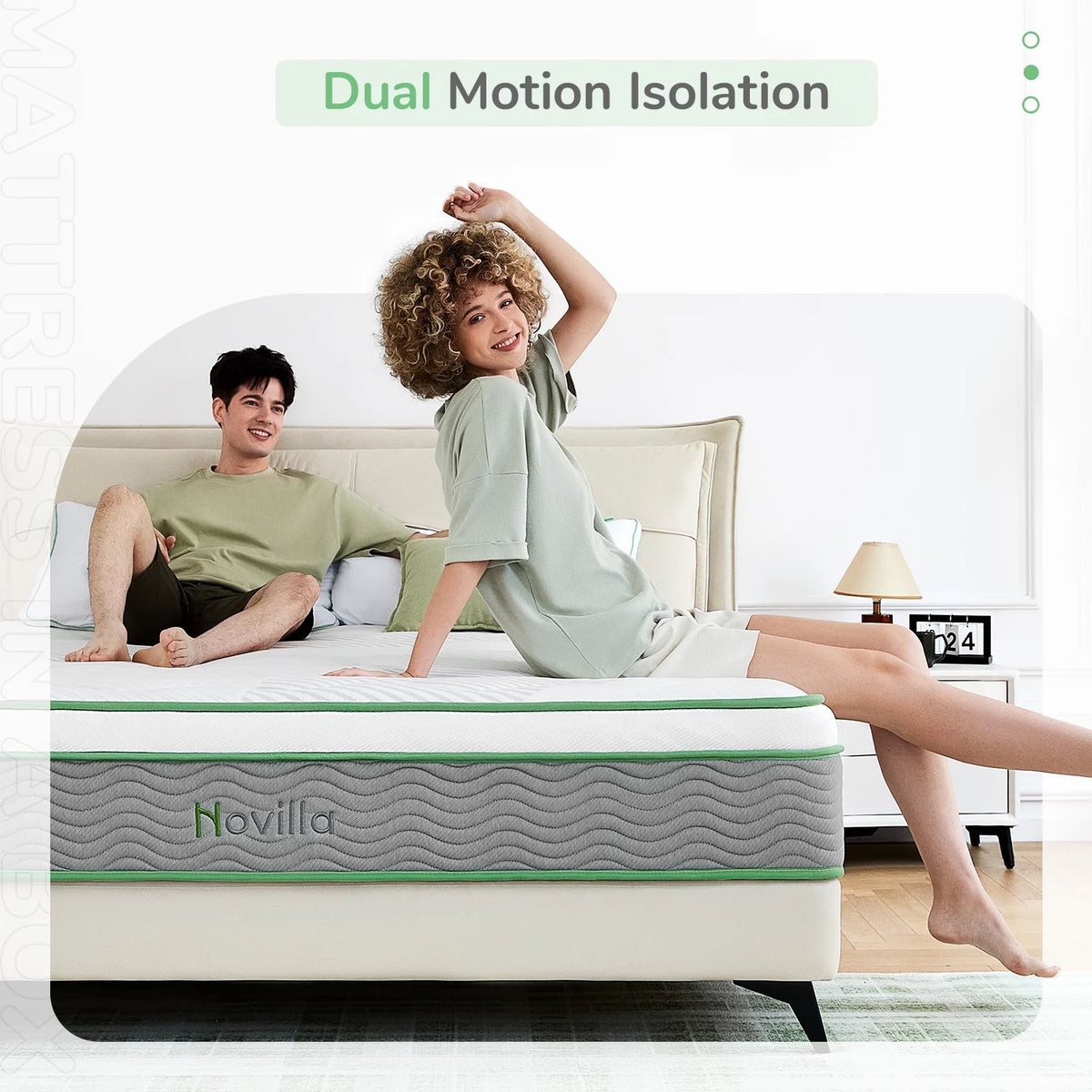 Queen Size Memory Foam Hybrid Mattress V37908