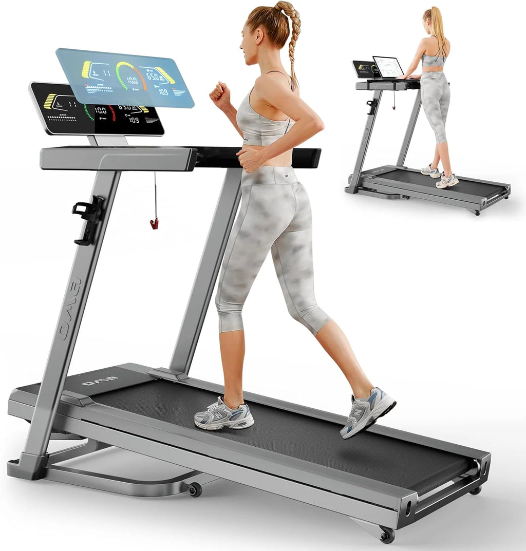 Foldable Electric Treadmill with 2.5 HP and 3-level Incline W576
