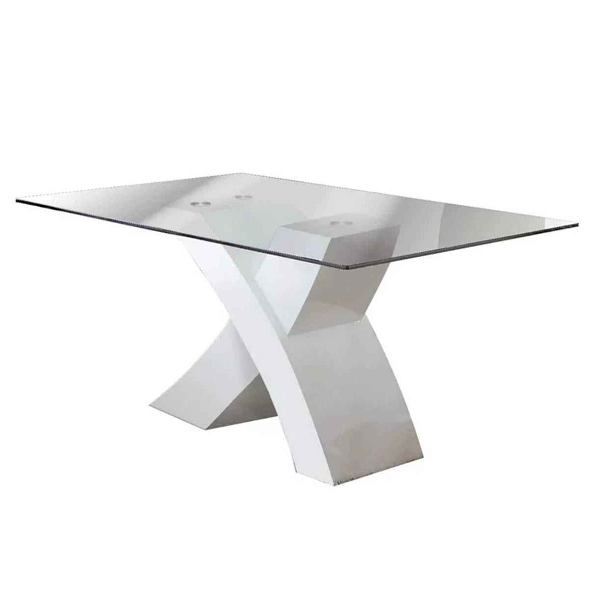 Square Glass Top Dining Table S6826