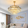 24 inch Gold 4 Layers Crystal Chandelier K733696