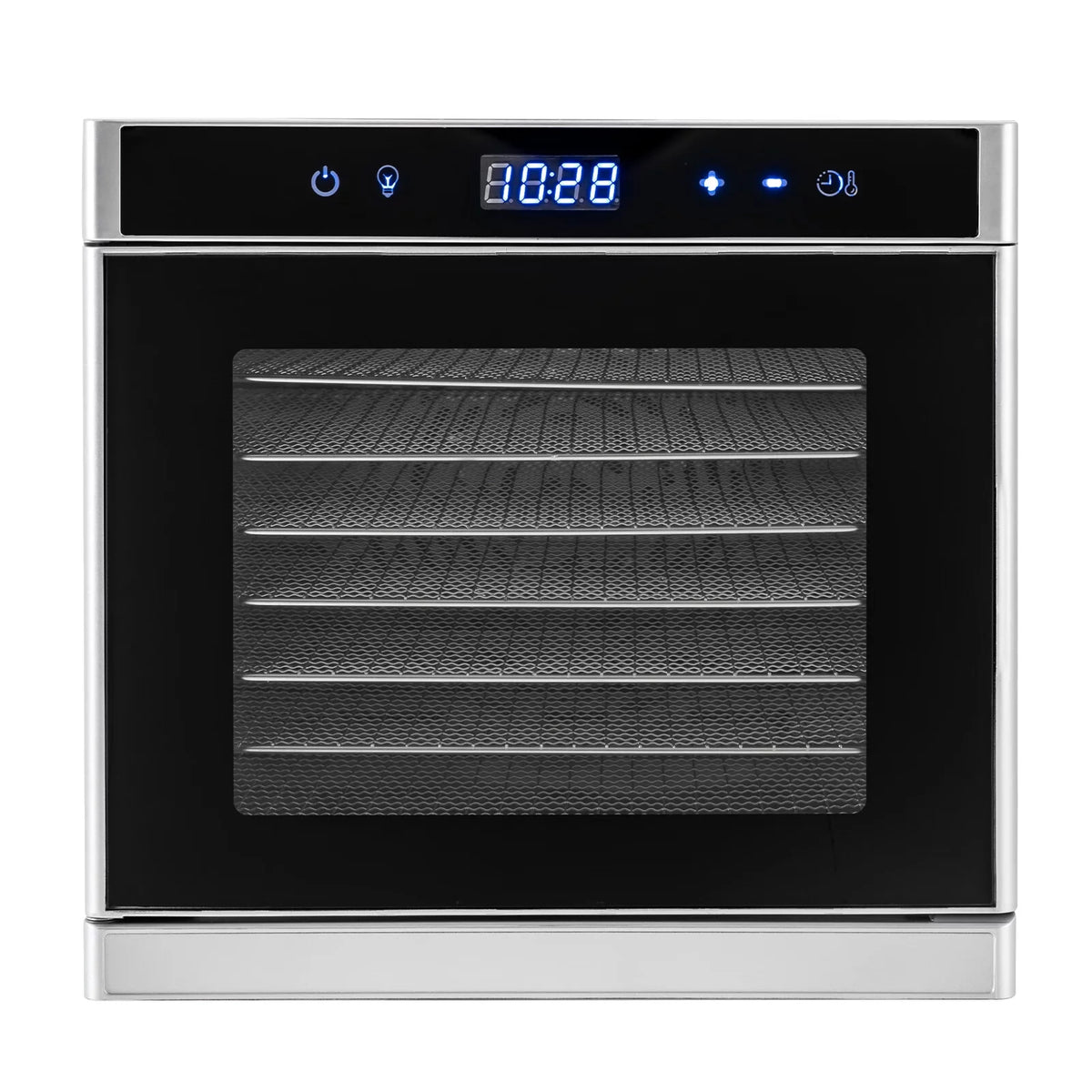 8 Trays Stainless Steel Electric Food Dehydrator 700W P1003