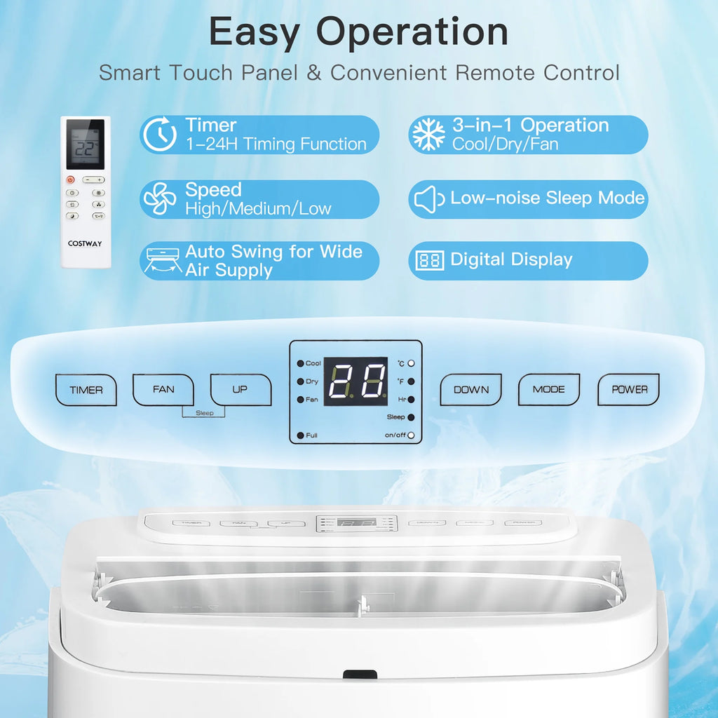 8150 BTU Portable Air Conditioner 3-in-1 K705