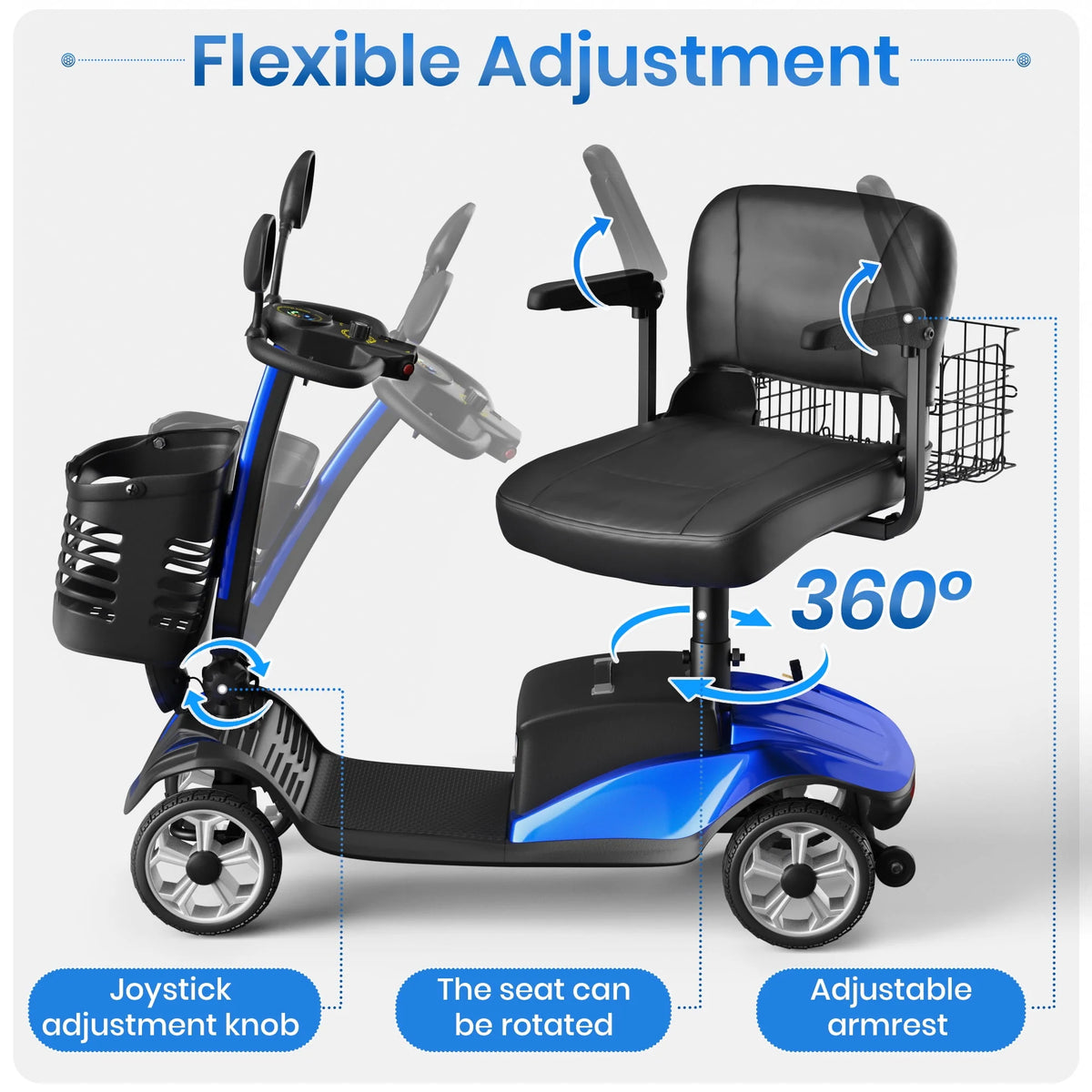 4 Wheel Foldable Mobility Scooter D543582