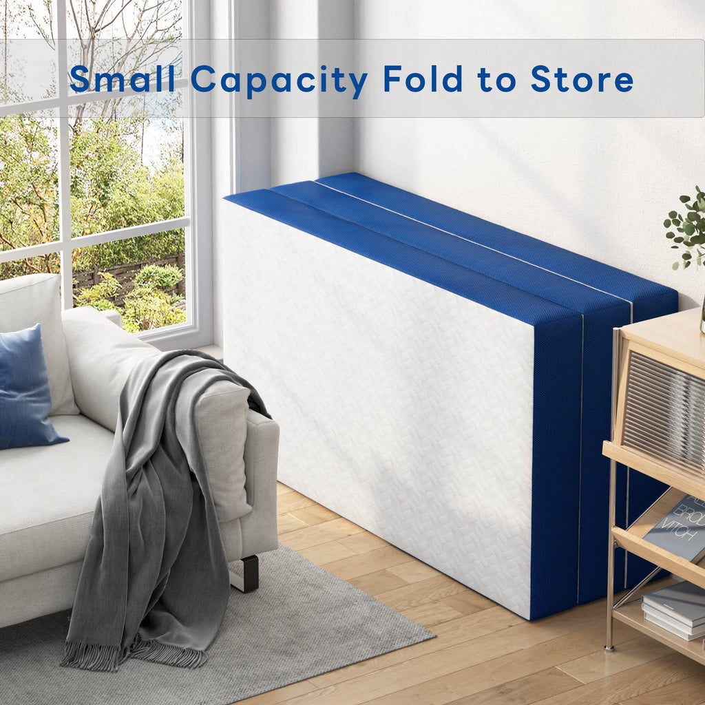 Twin Size Memory Foam Tri-Fold Mattress L9953