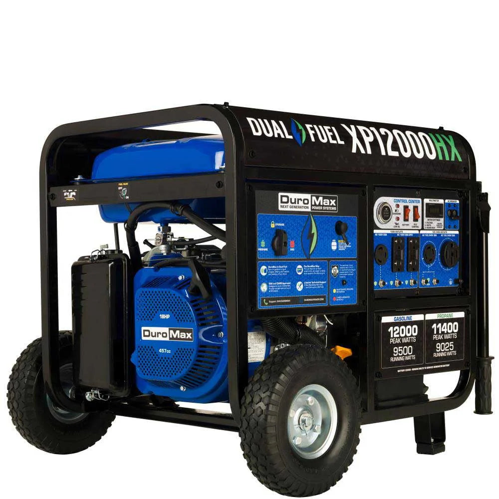 Portable Dual Fuel Generator with CO Alert 12,000 Watt S663919