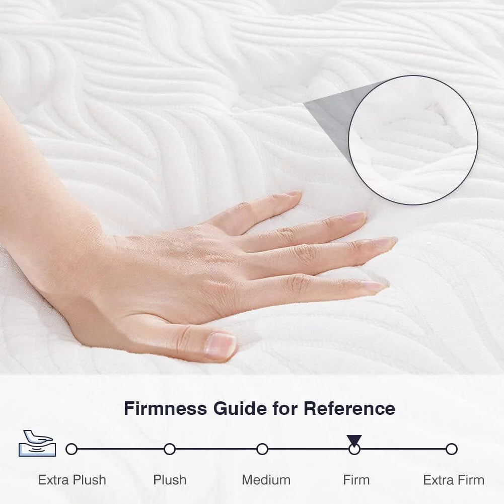 Queen Size Firm 10-Inch Hybrid Mattress R613168