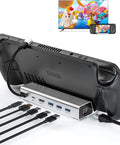 6 in 1 TV Docking Station with 4K@60Hz Ethernet 3 USB3.0 USB-C PD Charging C945
