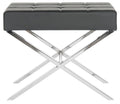 Black Ottoman J13597