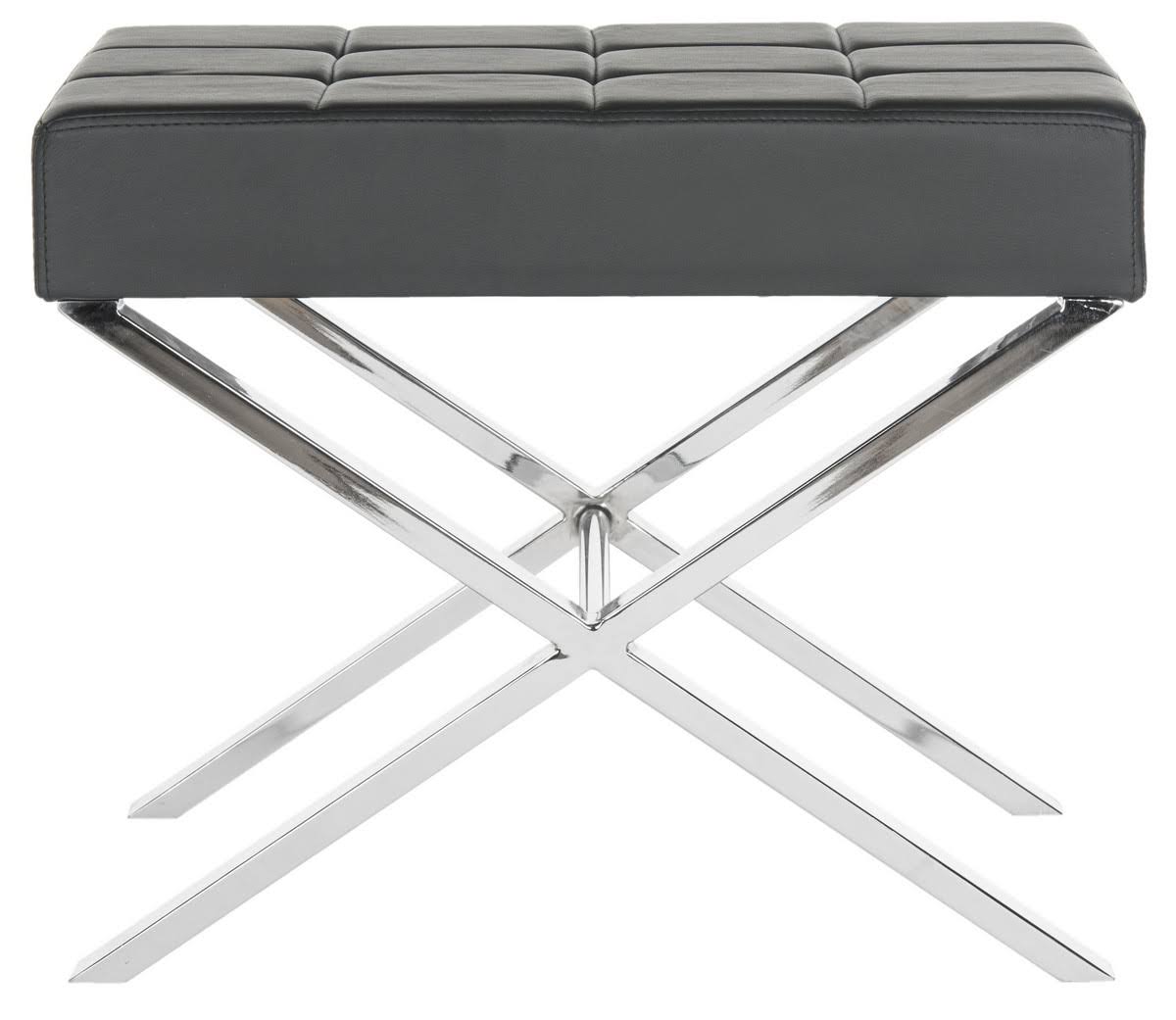 Black Ottoman J13597